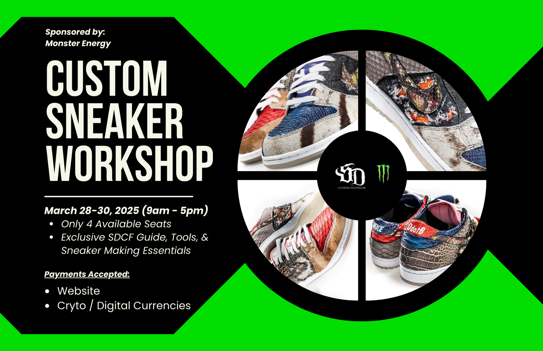 March 28 - 30, 2025: Custom Shoemaking Class